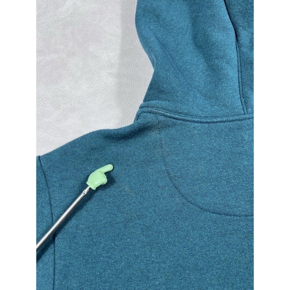 Patagonia P-6 Uprisal Hoody Size Small Teal Regular Fit Sweatshirt Logo Pullover - Picture 10 of 10